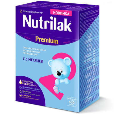 Nutrilak Premium 2 (с 6 мес) 600 г
